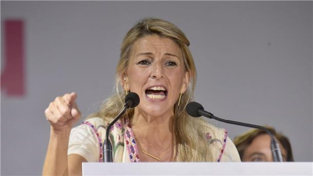 Spaniens Arbeitsministerin Díaz ist Chefin des Bündnisses Sumar, des Juniorpartners der spanischen Koalition. (Archivfoto)