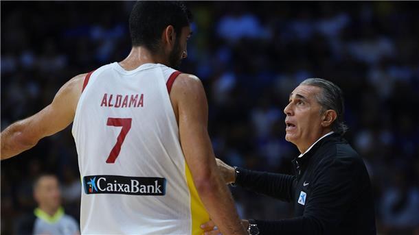 Spaniens Basketball und Trainer Sergio Scariolo