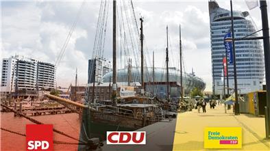 SPD, CDU und FDP wollen Bremerhaven weiterhin in die Zukunft führen - und dieses Mal die Alltagssorgen der Bürger noch stärker in den Mittelpunkt rücken. 