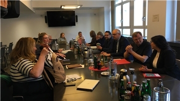 SPD und Grüne setzen sich in Bremen zusammen.