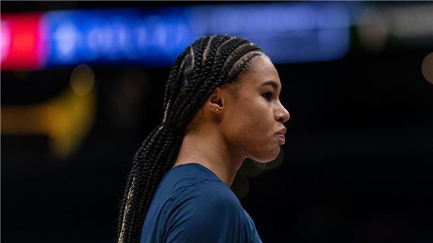 Sabally gibt Comeback in der WNBA Stand nach 20 Tagen Verletzungspause wieder auf dem Feld in der WNBA: Satou Sabally.
