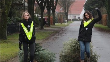 Starke Helferinnen und Helfer werden am 14. und 21. Januar in der Samtgemeinde Tarmstedt unterwegs sein und ausgediente Weihnachtsbäume einsammeln. Die Spenden für die Aktion fließen in drei Projekte.
