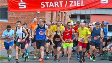 Start zum 35. Wremer Deichlauf.