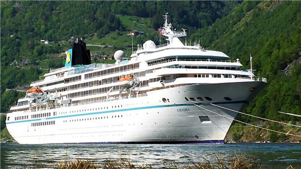 Startet ihre letzte Norwegenreise: die „Amadea“.