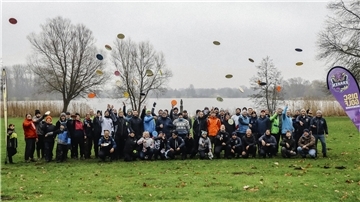Stattliche 63 Teilnehmer nahmen am zehnten Discgolf-Turnier der „Kraken Bremervörde“ teil.