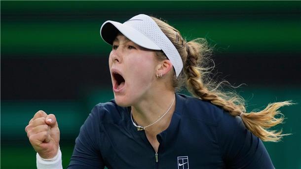 Steht einen Monat nach ihrem Sieg in Dubai erneut im Finale eines Masters: Die erst 17 Jahre alte Mirra Andrejewa.