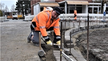 Bauarbeiten in der Mattenburger Straße 