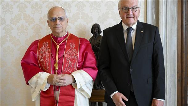 Steinmeier sieht den Papst und Vatikan als wichtige Vermittler in internationalen Konflikten. 