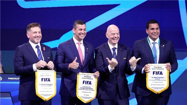 Südamerikas Spitzenfunktionäre werben bei FIFA-Boss Infantino um eine WM-Aufstockung. (Archivbild)