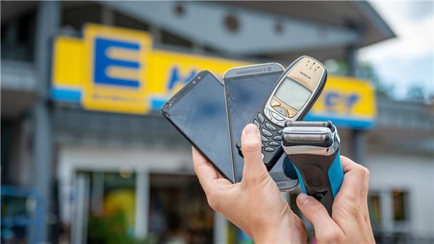 Supermärkte müssen jetzt Elektro-Altgeräte annehmen.