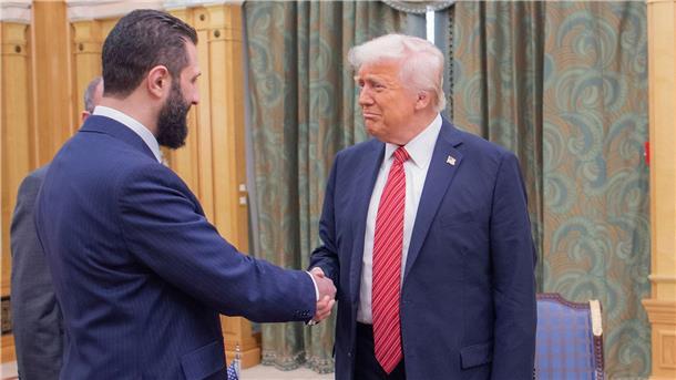 Trump will Abkommen über Beziehungen zu Israel ausweiten Syriens Übergangspräsident al-Scharaa wird am Montag im Weißen Haus erwartet. (Archivbild)