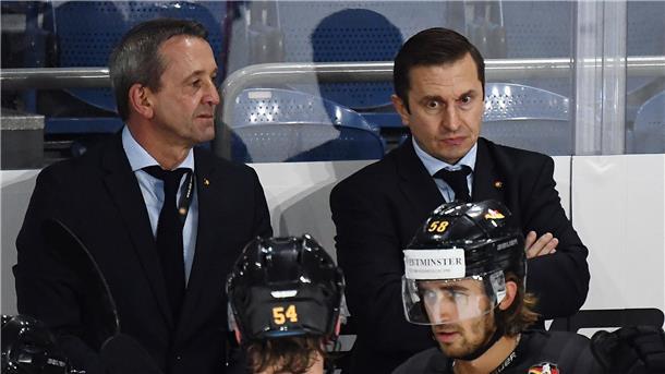 Thomas Popiesch und Ville Peltonen auf der deutschen Bank.