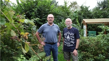 Thomas Wieland (links) und Frank Krein sind zwei von elf Mitgliedern des Naturschutzbeirates. 