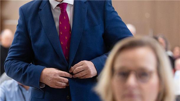 Thüringens BSW-Co-Chef Steffen Schütz versprach Veränderungen in Thüringen. 