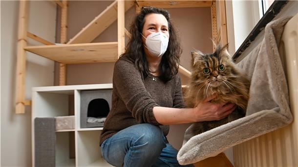 Tierärztin Tatjana Rusch (Bild) macht mit Ute Kellmer in der Bremerhavener Innenstadt unweit der Fußgängerzone ein Katzenhotel auf.