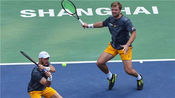 Tim Pütz und Kevin Krawietz gewinnen ihren ersten Masters-Titel als Team. 