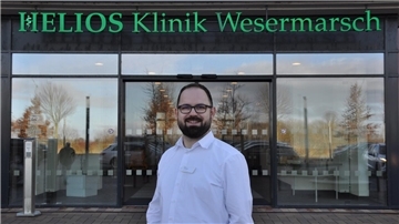 Tim Wozniak ist seit Juli Geschäftsführer der Helios-Kliniken Nordenham und Cuxhaven. Er freut sich über die zurzeit gute Auslastung.