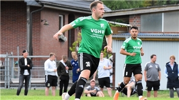 Timo Dressler erzielte im Endspiel drei Tore für den FC Hagen/Uthlede.