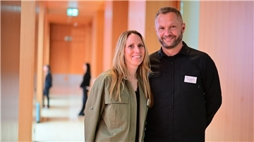 Tina Bergen und Marc Brückner wurden mit dem Deutschen Lehrkräftepreis ausgezeichnet.