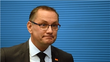 Tino Chrupalla musste im Oktober 2023 einen Wahlkampfauftritt in Ingolstadt abbrechen.