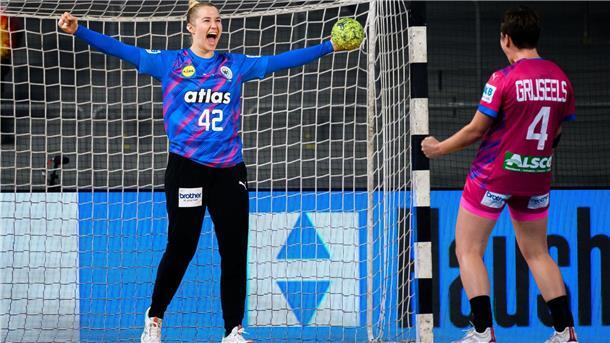 Sieg als Mutmacher: WM-Kurs der Handballerinnen stimmt Torfrau Katharina Filter lieferte eine überragende Leistung ab.