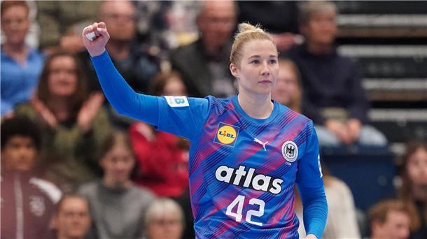 Deutsche Handballerinnen unterliegen Dänemark Torhüterin Katharina Filter zeigte eine starke Partie.