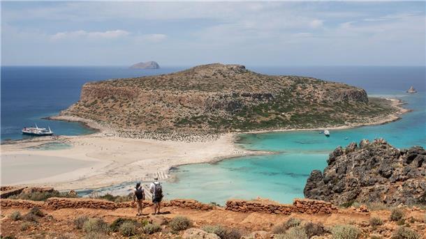 Deutscher Wanderer auf Kreta ums Leben gekommen Touristen m nordöstlichen Teil der Insel Kreta (Archivbild).