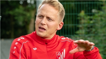 Trainer Joshua von Glahn musste mit den Frauen des FC Geestland die erste Saisonniederlage hinnehmen.
