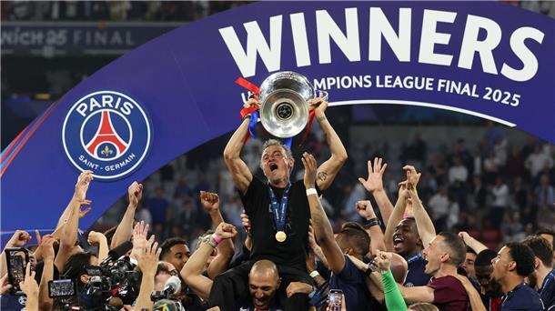 Trainer Luis Enrique war das Hirn hinter dem unerwarteten PSG-Triumph.