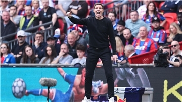 Trainer Oliver Glasner steht mit Crystal Palace im Endspiel des englischen FA Cups.