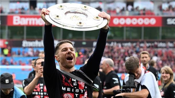 Trainer Xabi Alonso führte Leverkusen in der vergangenen Saison auf zuvor unbekannte Höhen. Wird sich Bayer dort halten können? 