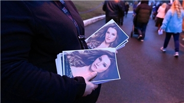 Trauerfeier für Lisa Marie Presley im Januar 2023. Die Tochter von Elvis Presley wurde nur 54 Jahre alt.