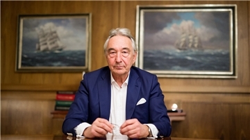 Trauerfeier im Hamburger Michel: Bertram Rickmers.