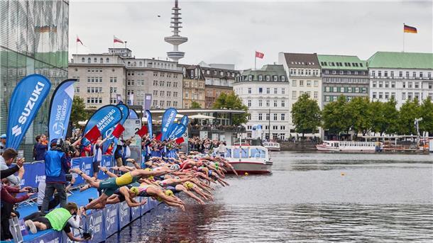 Triathlet Lasse Lührs hat in Hamburg das Podium verpasst. 