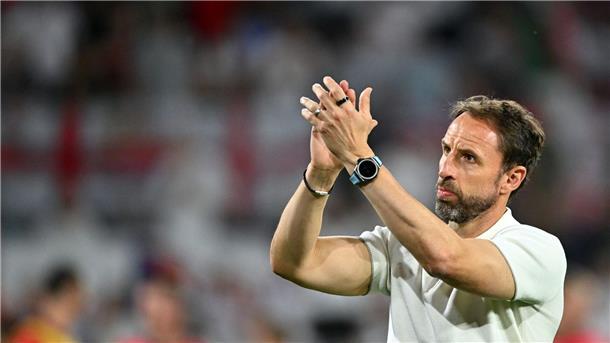 Von Kaffeeverkäufern und Werbestars: Die Trainer der EM Trifft mit den Three Lions im EM-Achtelfinale auf die Slowakei: Englands Trainer Gareth Southgate.
