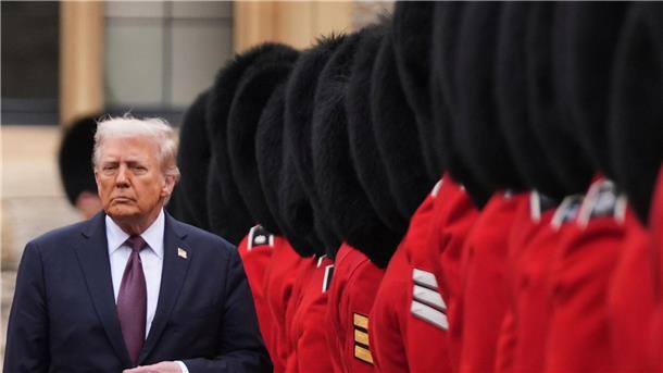 Trump ist ein Fan der britischen Monarchie. 