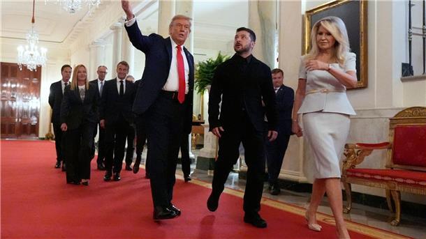 Hinweise auf möglichen Ukraine-Gipfel in Budapest Trump sagt, er fand es „besser“, wenn sich Selenskyj und Putin zunächst ohne ihn treffen.