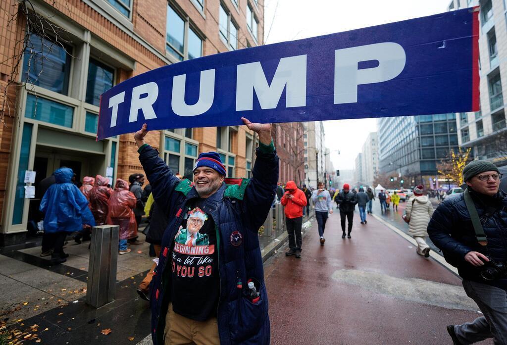 Trump-Unterstützer in Washington: Ein ungewöhnliches Bild in der sonst eher liberal geprägten Stadt an der Ostküste. 