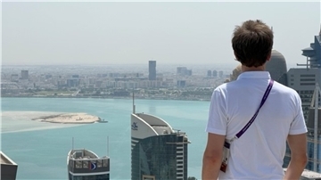 TV-Autor Michael Maske blickt auf Doha.
