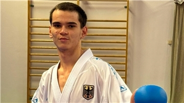 U16-Karateka Asim Malsagov von SFL Bremerhaven fährt zur EM nach Polen.