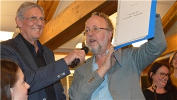 Jo Ott und sein Nachfolger Udo Janoske bei der Abschiedsveranstaltung "Ein Abend für Jo"