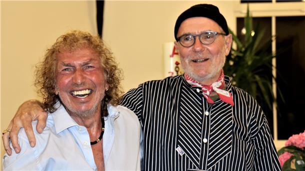 Udo Tölke und Klaus Turmann gestalteten den Abend mit Lyrik und Prosa vom Meer und der dazu passenden Musik. 