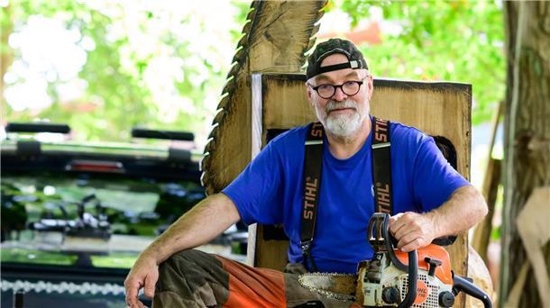 Über die Holzkunst von Andree Löbnitz staunen Leute aus aller Welt.