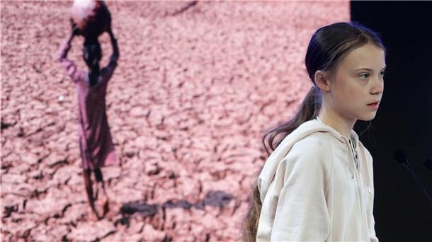Umweltaktivisten Greta Thunberg verschärft in Davos noch einmal den Ton in der Klimadebatte.