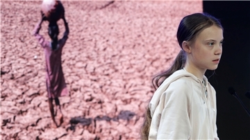 Umweltaktivisten Greta Thunberg verschärft in Davos noch einmal den Ton in der Klimadebatte.
