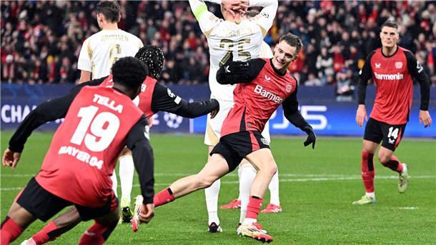 Bayer macht Achtelfinaleinzug perfekt - 2:0 gegen Prag Und wieder hat Wirtz getroffen.