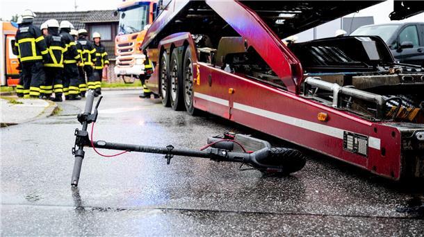 Zahl der E-Scooter-Unfälle erneut gestiegen Unfälle mit E-Scootern machen weiterhin nur einen kleinen Teil des Unfallgeschehens aus. (Symbolbild)