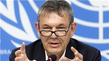 „Unser humanitärer Einsatz, von dem zwei Millionen Menschen als Rettungsanker in Gaza abhängen, kollabiert“, sagt UNRWA-Chef Philippe Lazzarini.