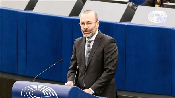 Weber ruft EU zu Schulterschluss mit USA gegen China auf „Unsere amerikanischen Freunde mit ihren Partnern nicht alleine lassen“: Manfred Weber.