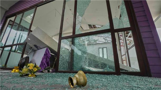 Unter anderem wurde in Thailand ein Krankenhaus getroffen.